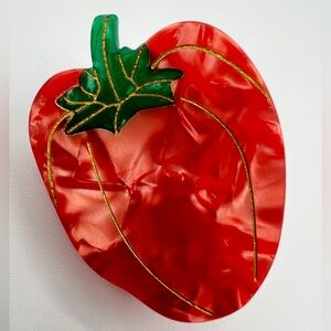 Red Pepper Hair Clip New